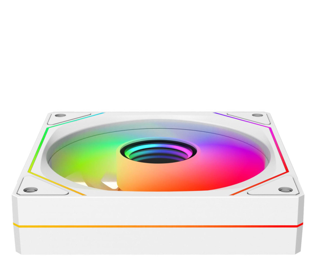 RAMPAGE 7C-120B ARGB White 120mm - 1335062 - zdjęcie 5